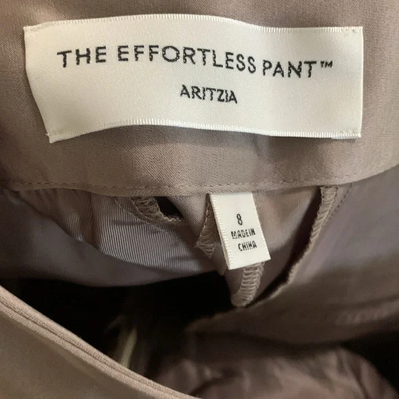 Aritzia Tan Cropped Pants - Picture 9 of 9